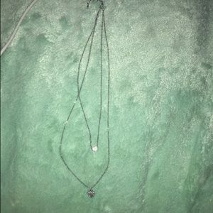 DOUBLE HEART CHAIN NECKLACE